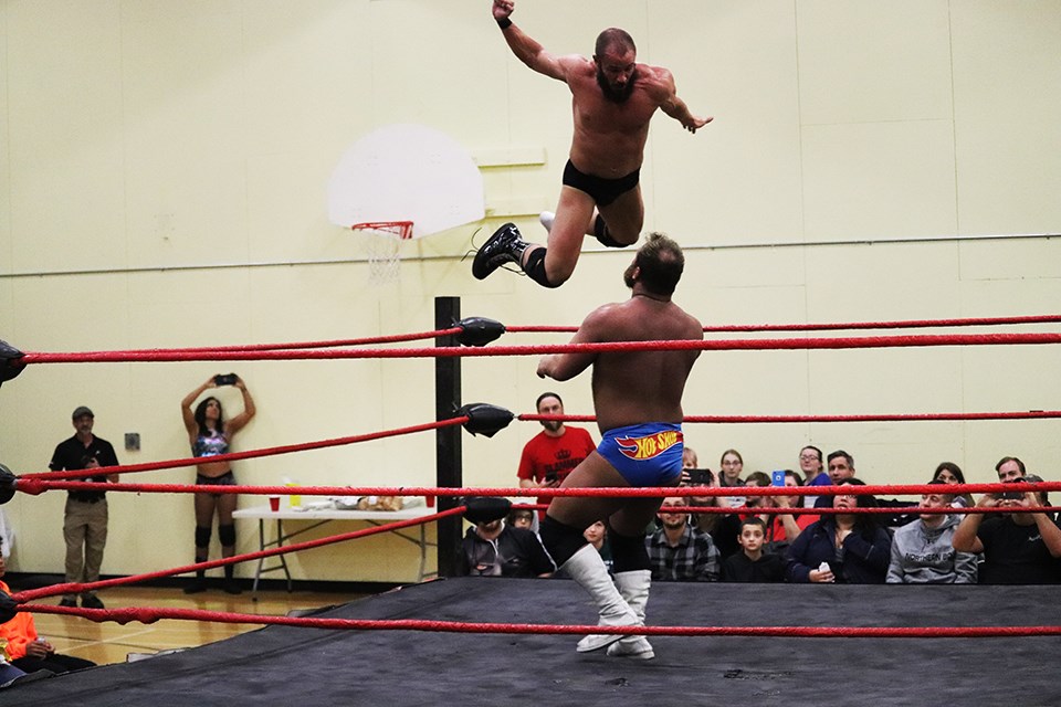 Canadian Wrestling Elite made a triumphant return to Prince George with its Juice is on the Loose tour. (via Hanna Petersen)