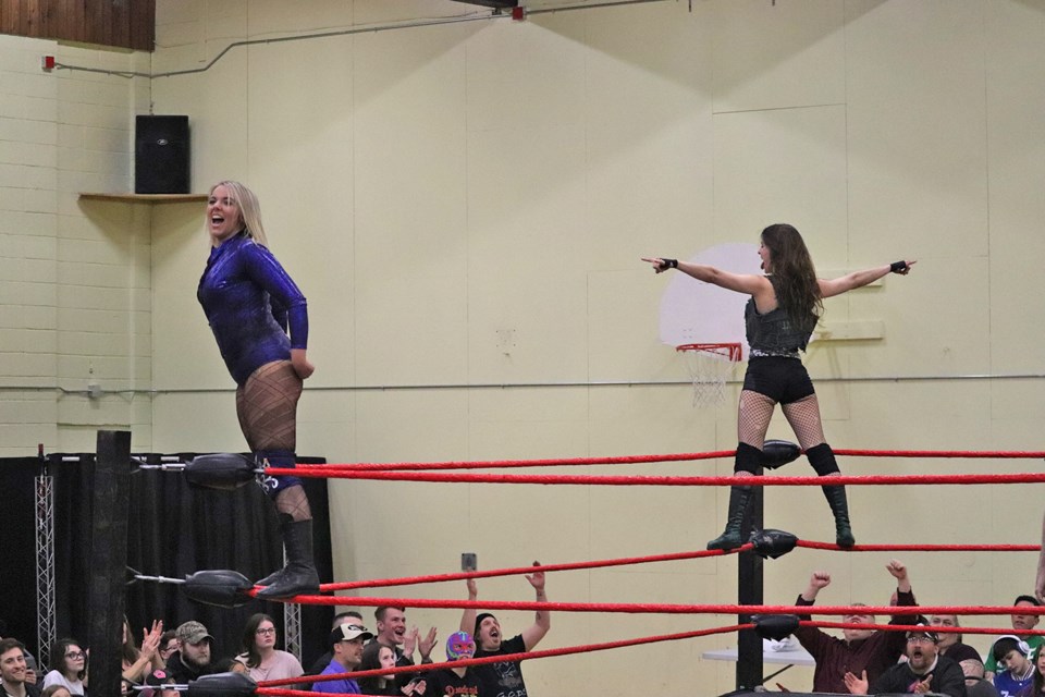 Canadian Wrestling Elite's 10th Anniversary Tour slams down at the Connaught Youth Centre. (via Hanna Petersen)