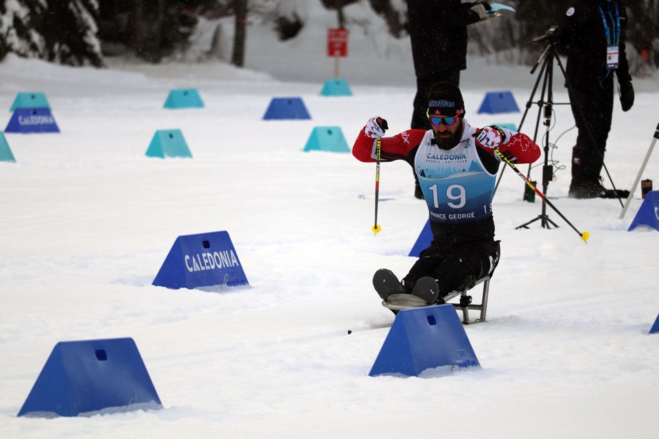 Collin Cameron (CAN) placed second in the Men Middle Sitting category on day one (Feb. 16). (via Jessica Fedigan)