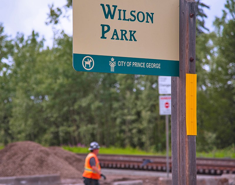 Entrance to Wilson Park in Prince George. / City of Prince George