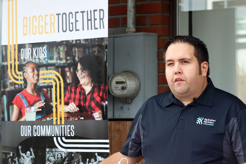 Big Brothers Big Sisters of Northern BC Executive Director Tim Bennett speaks to the changes to the society. (via Jess Fedigan)