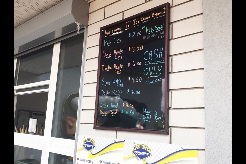 Prince George's Ice Cream Express is open once again at their new home. (via Jessica Fedigan)