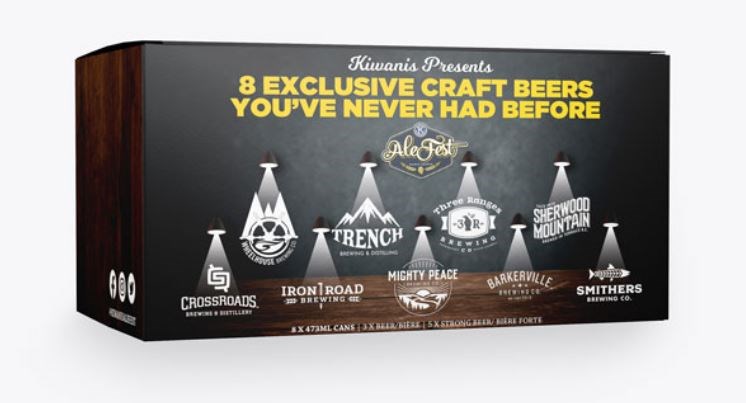 Kiwanis AleFest Eight-Pack 2021 Prince George beer