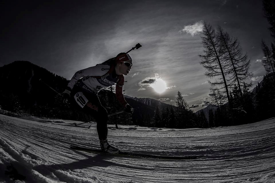 Prince George's Megan Tandy competing in a biathlon event (via Megan Tandy)