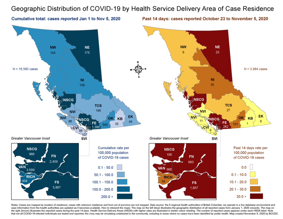 COVID 19 BCCDC report - Oct23 - Nov5