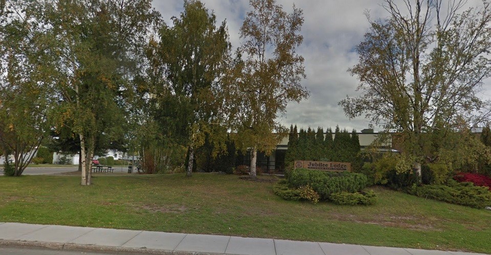 Jubilee Lodge by Northern Health in Prince George is located next to University Hospital of Northern BC. (via Google Street View)