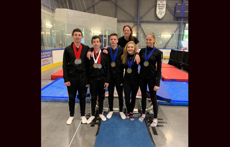 PG Gymnastics Trampoline team - Port Moody 2019