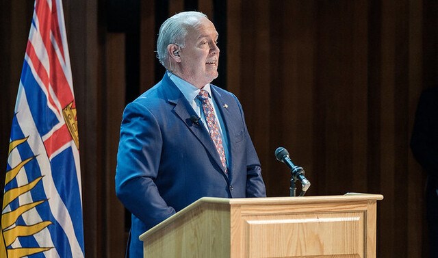 Premier John Horgan swearing in cabinet - Nov. 26, 2020