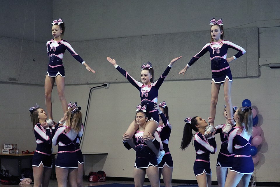 Prince George All-Stars senior team seen here during a parent showcase in February 2020 prior to COVID-19. (via Kyle Balzer, PrinceGeorgeMatters)