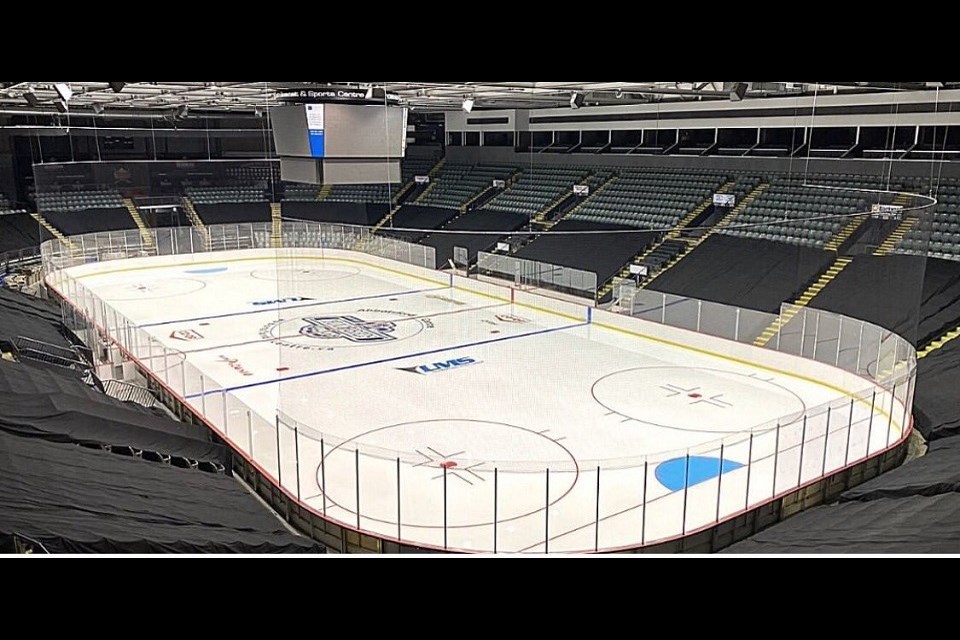 The Abbotsford Centre is where the Cariboo Cougars' U-15, U-16 and U-18 hockey teams will play in the 2020 Cohort Cup. (via Fraser Valley Thunderbirds)