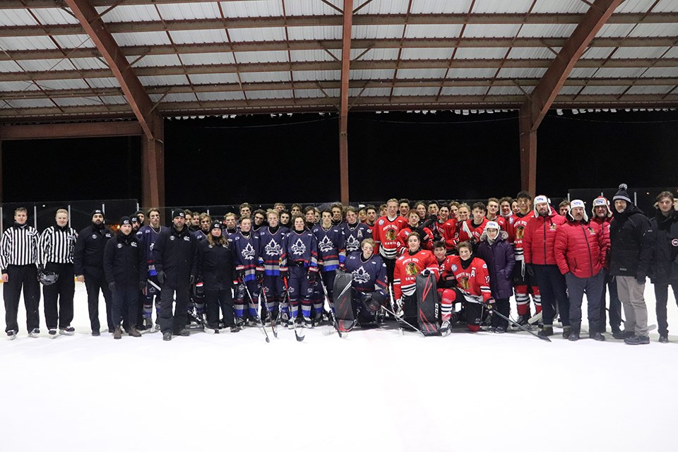 Cariboo Cougars hosted the Vancouver North West Hawks in the 2020 BC Winter Classic (via Kyle Balzer)