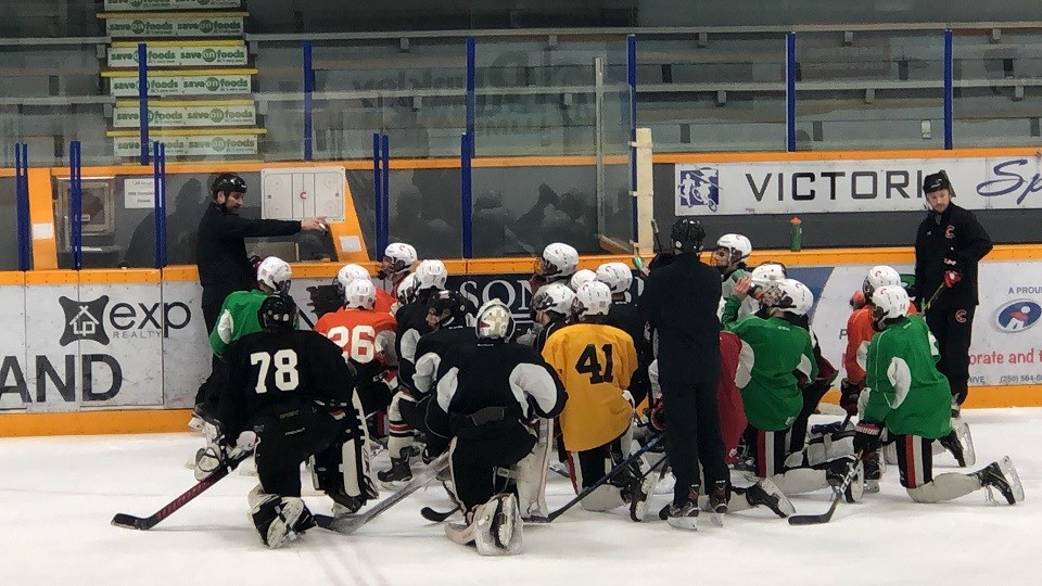 Cariboo Cougars practice - March 9, 2020