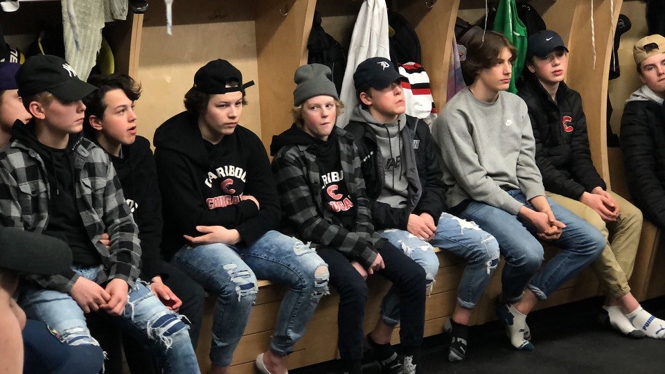 Cariboo Hockey players react to BC Hockey's postponement due to COVID-19. (via Kyle Balzer)