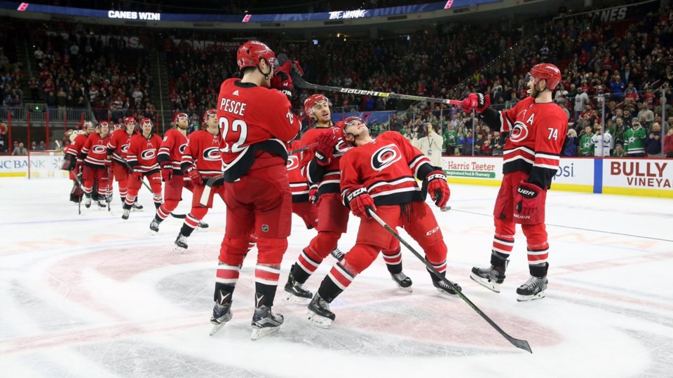 Carolina Hurricanes - Storm surge celebration
