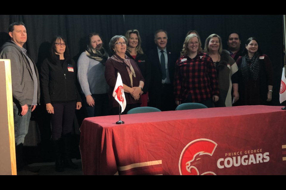 Prince George Cougars are donating the March 2019 Mega 50/50 Jackpot to 10 organizations within the United Way of Northern BC (via Kyle Balzer)
