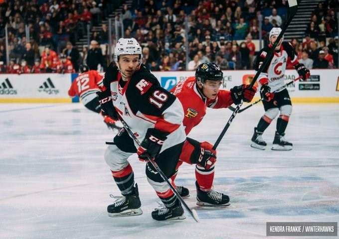 Cougars-Winterhawks-Schoettler 2019 road