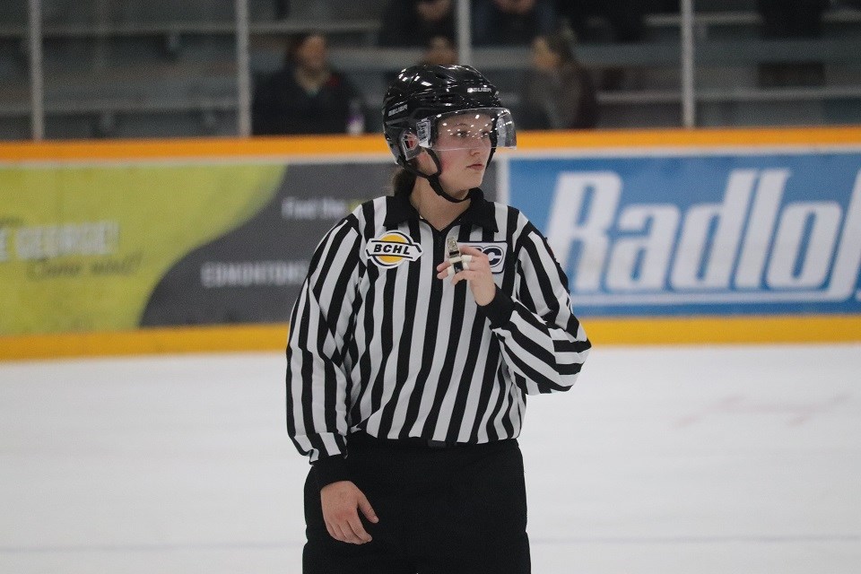 Danika Kroeker is a hockey lineswoman from Prince George (via Kyle Balzer)