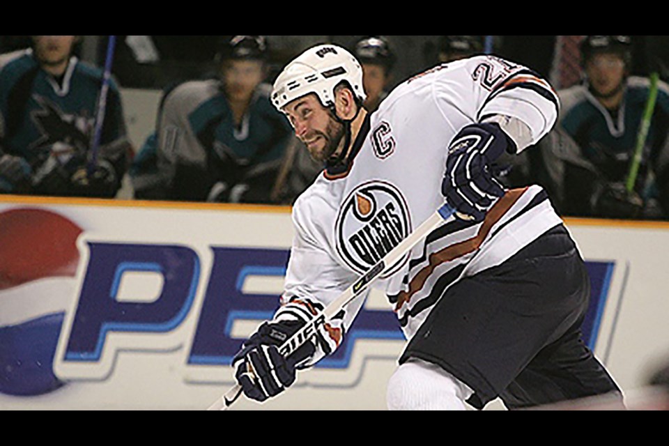 Jason Smith, the new Prince George Cougars associate coach, as a member of the Edmonton Oilers (via The Canadian Press)