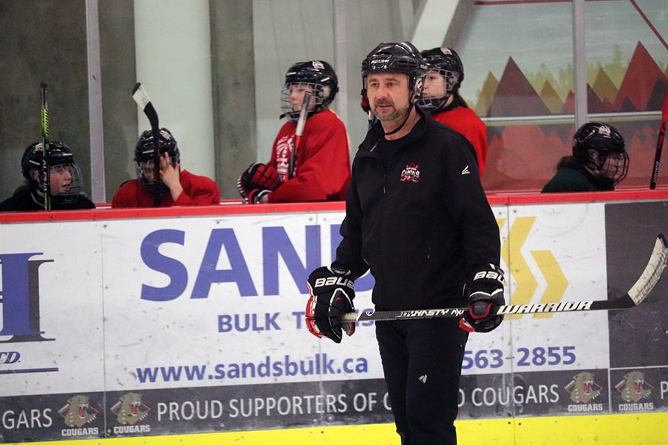 Northern Capitals practice in Prince George's Kin 1 Arena (via Kyle Balzer)