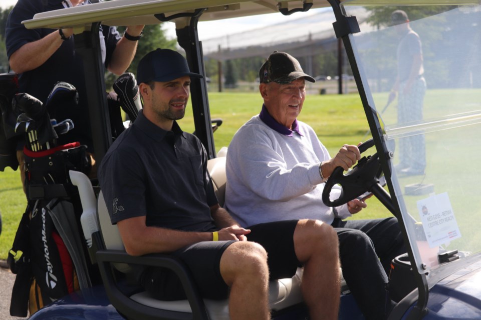 Dan Hamhuis, current NHL defenceman, part-owner and alumni of the Prince George Cougars, attended the team's 2019 charity golf tournament (via Kyle Balzer)