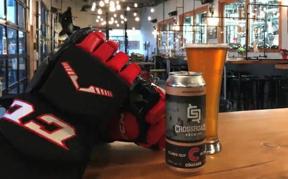 PG Cougars Claws Out blonde ale - CrossRoads Brewery