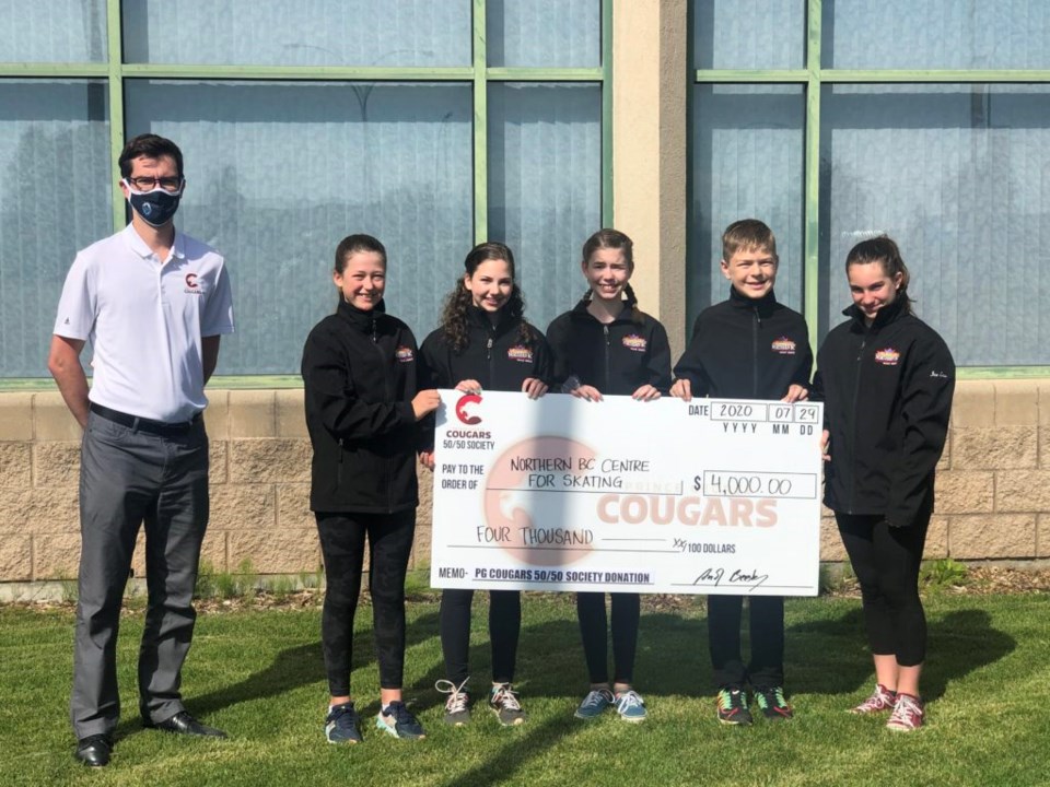 PG Cougars Northern BC Centre for Skating donation - Aug. 5, 2020