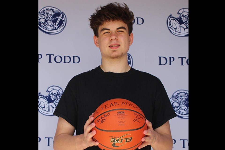 Cam Sale was a five-year athlete with the D.P. Todd Secondary Trojans. (via D.P. Todd Athletics)