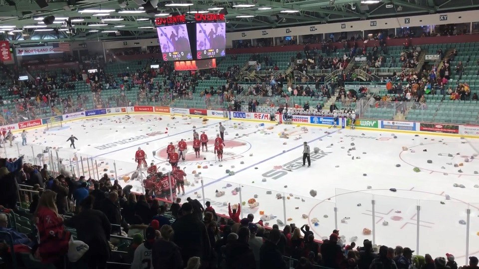 Prince George Cougars 2019 Teddy and Toque Toss Night