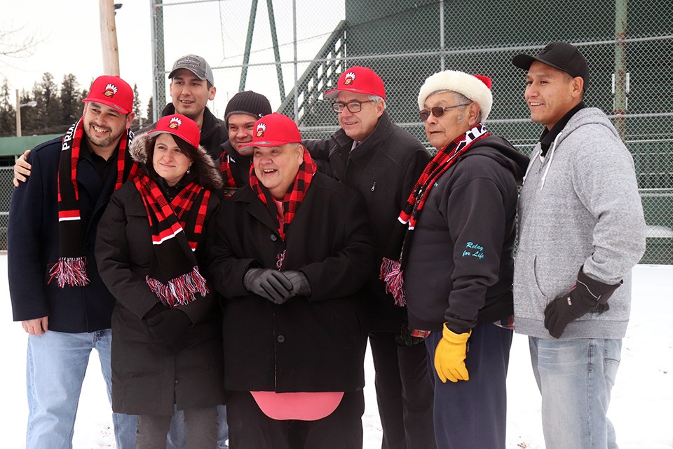 The announcement of the Canadian Native Fastball Championships awarded to Prince George in early 2020 before the COVID-19 pandemic took over. | Kyle Balzer, PrinceGeorgeMatters