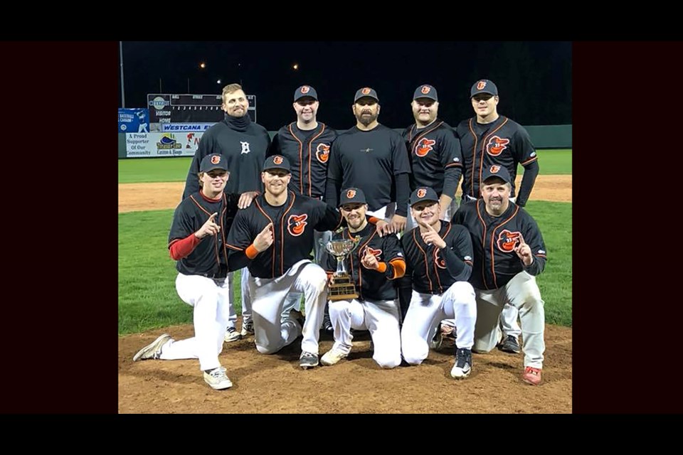 The Orioles were the 2018 champions of the Prince George Senior Men's Baseball League (via Facebook/PGSBL)