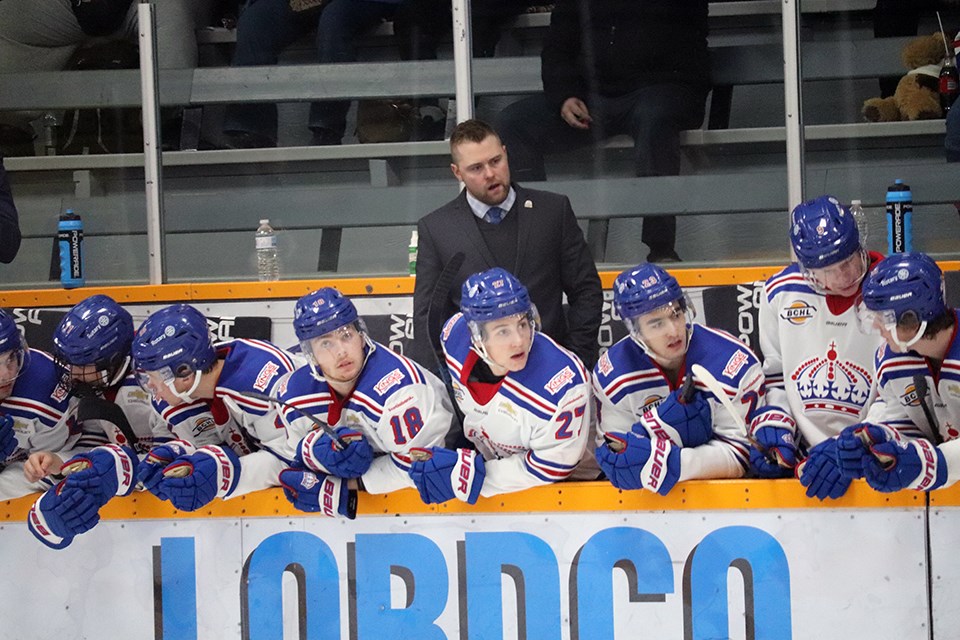 Alex Evin is the head coach of the Prince George Spruce Kings. / Kyle Balzer, PrinceGeorgeMatters