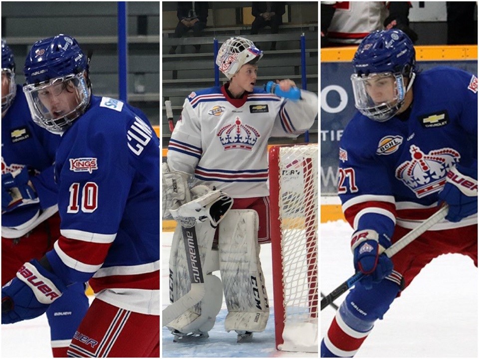 Corey Cunningham-Aaron Trotter-Andrew Seaman Prince George Spruce Kings