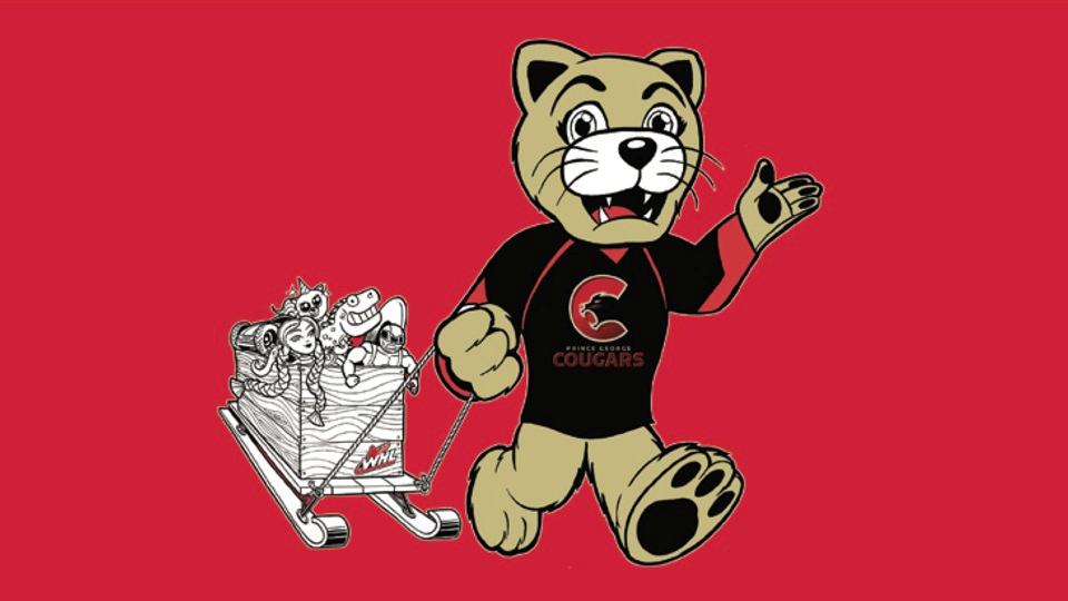 Rowdy Cat - Prince George Cougars Ts for Toys