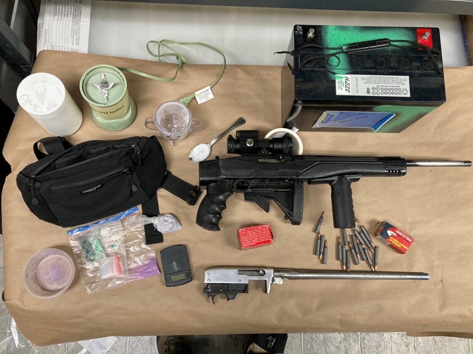 Dawson Creek RCMP drugs and firearms seizure - Dec. 16, 2020