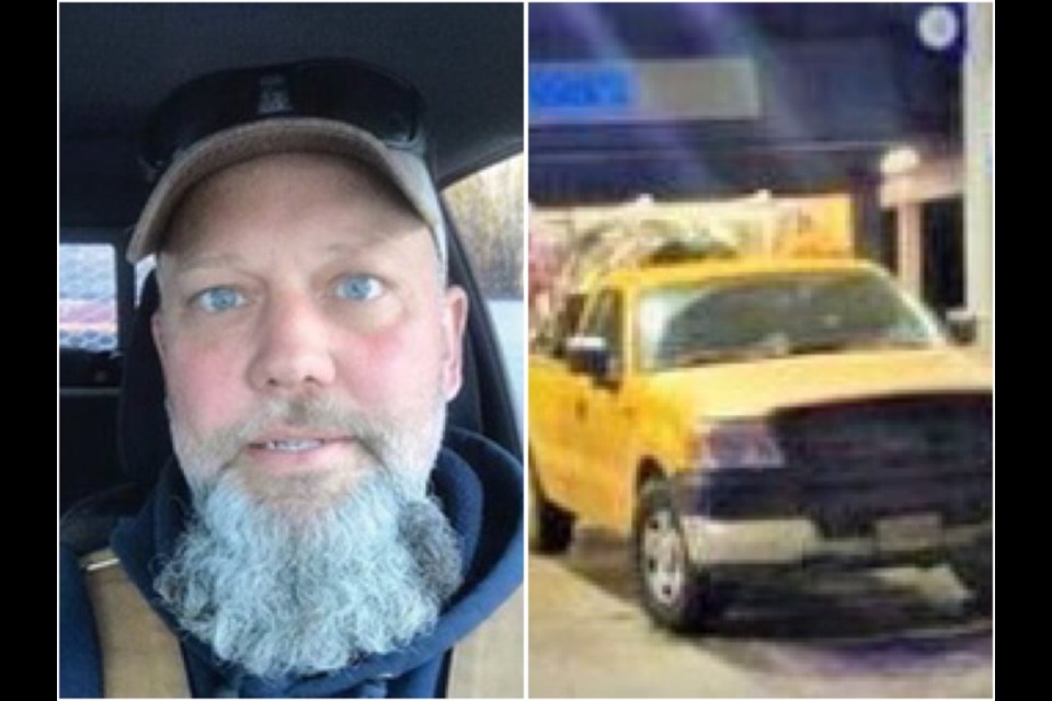 William Nadeau, who drives a bright yellow Ford F-150, has not been seen since Jan. 6, 2021.