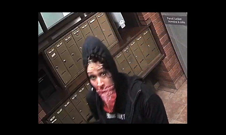 This woman is being sought by RCMP after a break and enter into a Prince George apartment building and taking $1,000 worth of stolen items. (via Prince George RCMP)