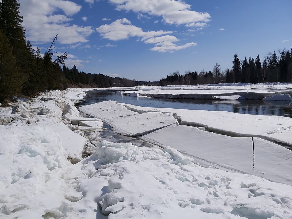 Christa Susanne - ice-melt on river