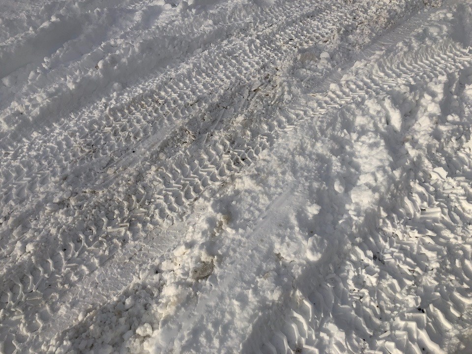 Hanna Petersen - Jan. 3, 2020 snowy roads