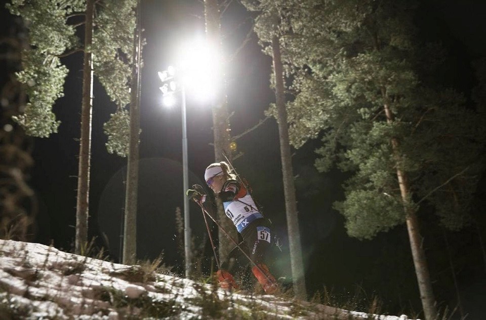 Prince George's Sarah Beaudry competes in the 2020-21 World Cup Biathlon season-opening race in Finland. (via Instagram/Sarah Beaudry)