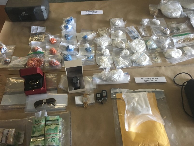Burnaby drug bust fentanyl cash