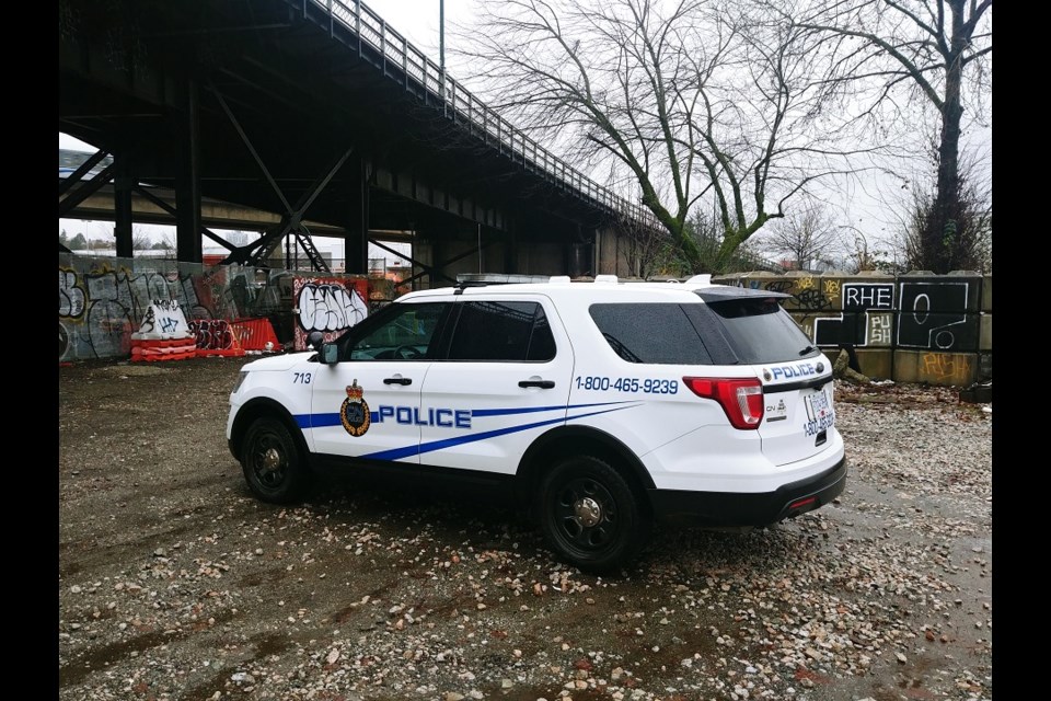 CN Police vehicle.