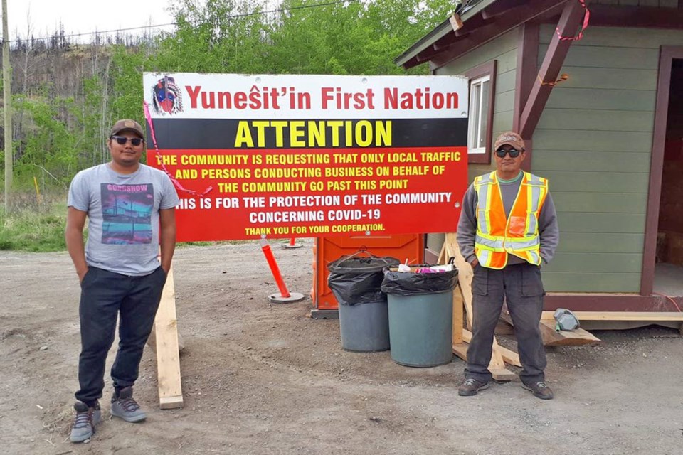 COVID-19 first nations checkpoint