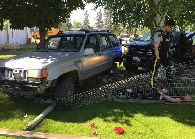 Farmer's field chase arrest