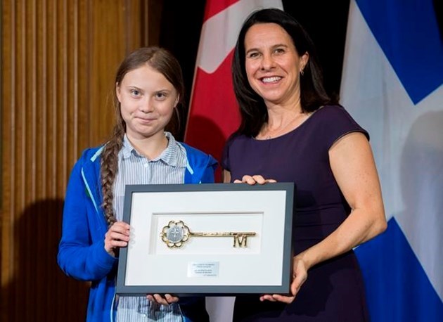 Greta Thunberg in Montreal