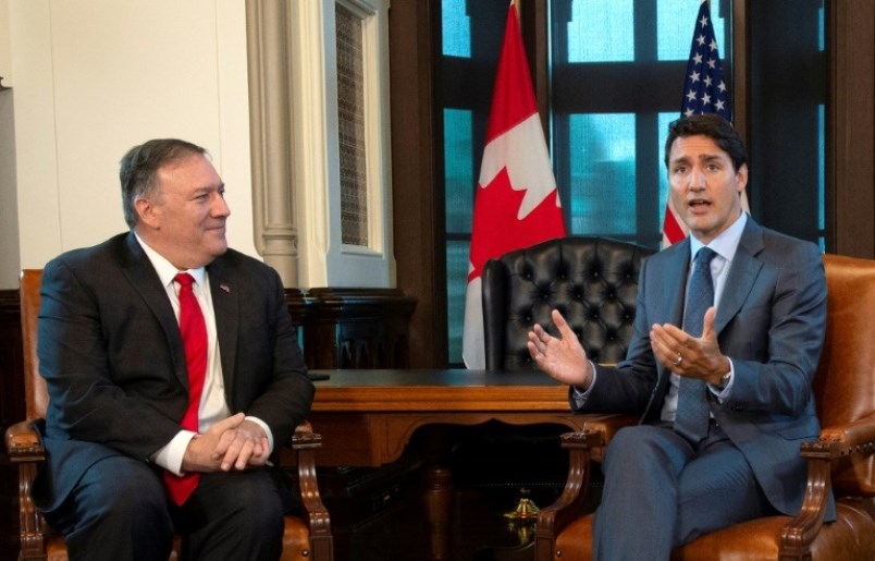 PM Trudeau US Secretary Pompeo