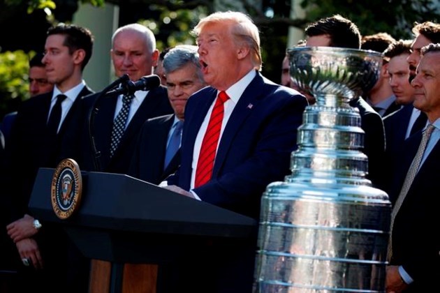 St. Louis Blues at White House