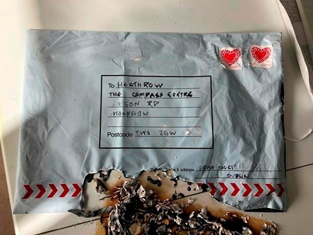 UK letter bombs