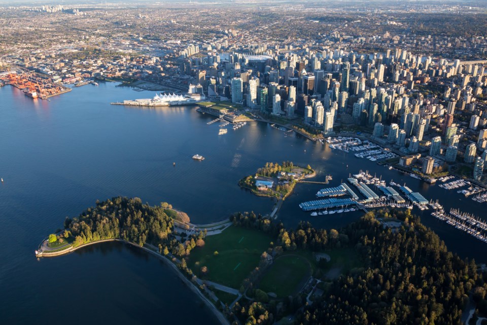 Vancouver aerial view