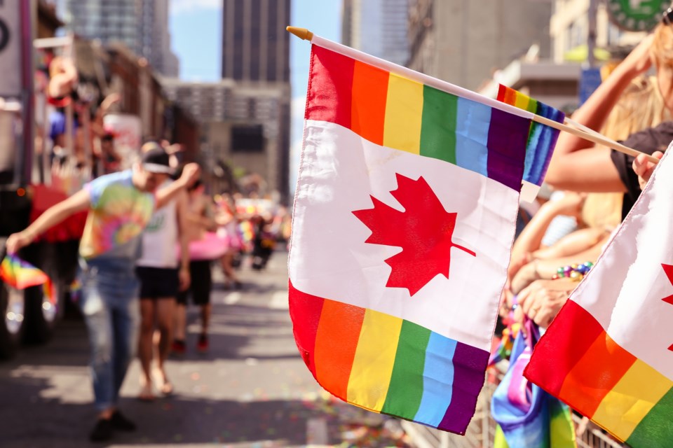 Canada pride flag