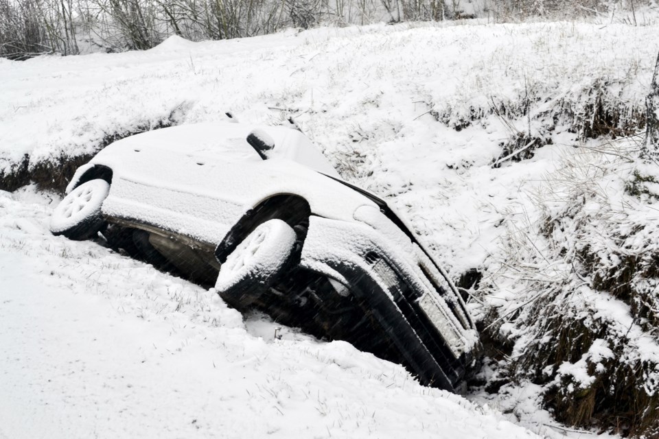 car snow crash